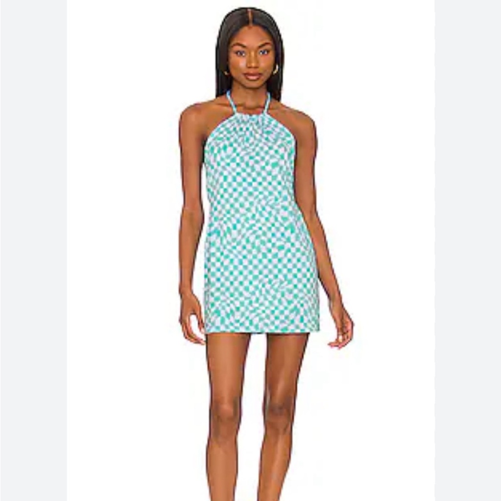 RESA Andie Dress in Blue Geo; size XS; EUC!!
